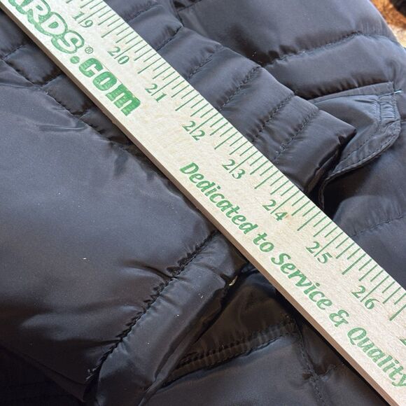 Rocawear Classic Black Long Puffer Coat women's 2X Winter Parka Faux Fur Hooded - Picture 14 of 16